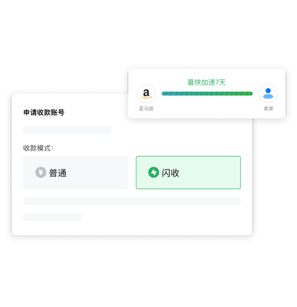 连连闪收<br />比快更快,生意大卖